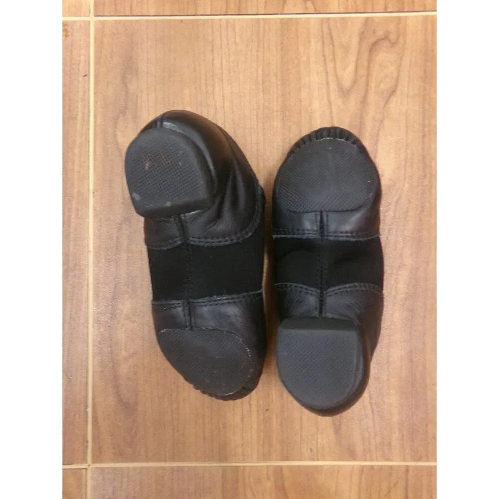 Pre-Owned Dance Jazz Shoes Dance Class Toddler 10M Child Slip On Leather Split